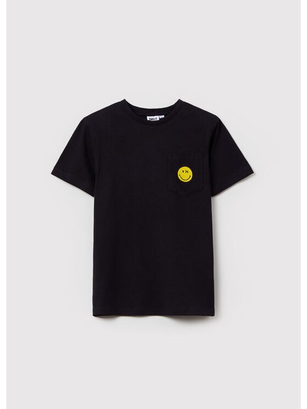 OVS OVS Тишърт SMILEYWORLD 1439280 Черен Regular Fit