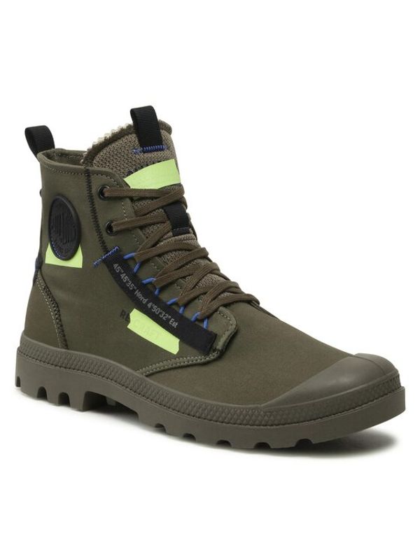 Palladium Palladium Кецове PAMPA HI RECRAFT Зелен