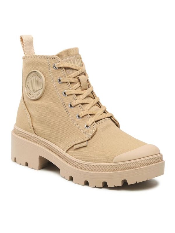 Palladium Palladium Туристически oбувки Pallabase Twill 96907-227-M Кафяв