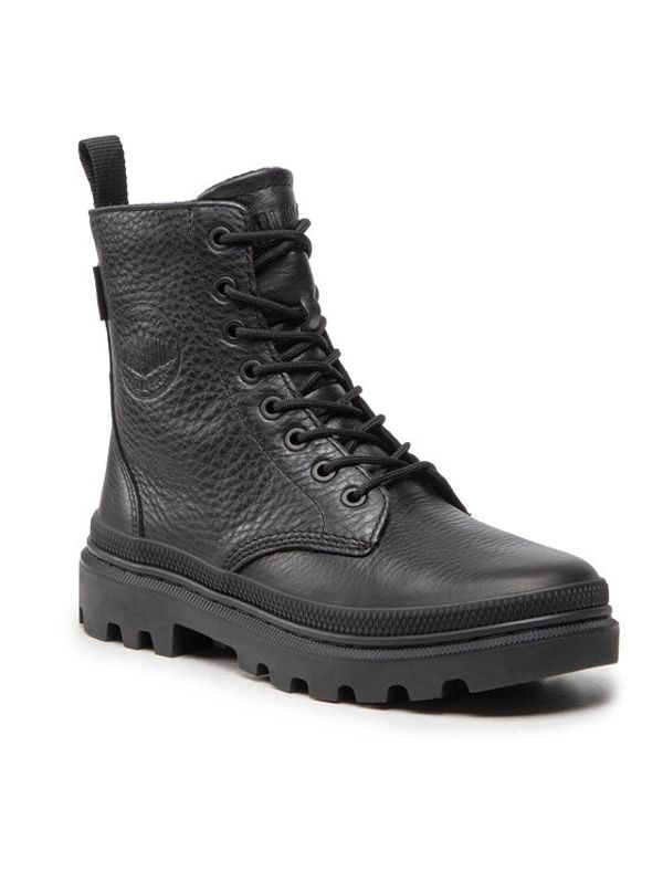 Palladium Palladium Туристически oбувки Pallatrooper Off Lth 77972-001-M Черен