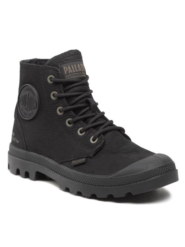 Palladium Palladium Туристически oбувки Pampa Hi Supply Lth 77963-001-M Черен