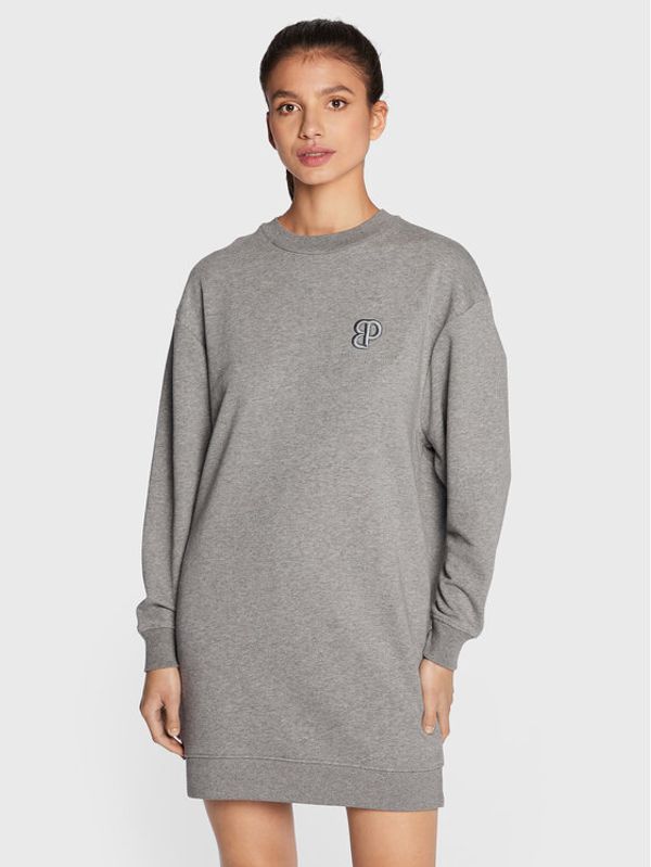 Paprocki & Brzozowski Paprocki & Brzozowski Плетена рокля SUKCOM2117 Сив Regular Fit