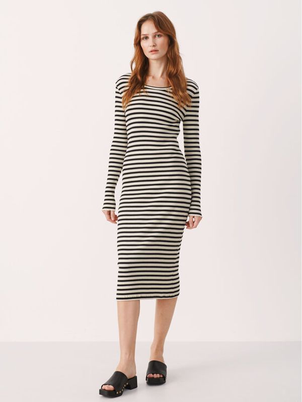 Part Two Part Two Ежедневна рокля Sonya 30307535 Черен Slim Fit