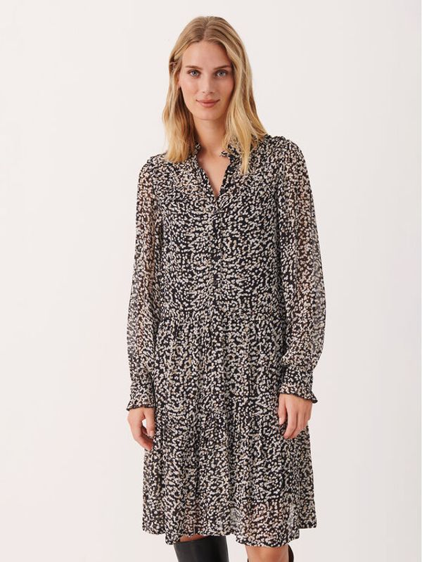 Part Two Part Two Ежедневна рокля Veni 30307396 Черен Regular Fit