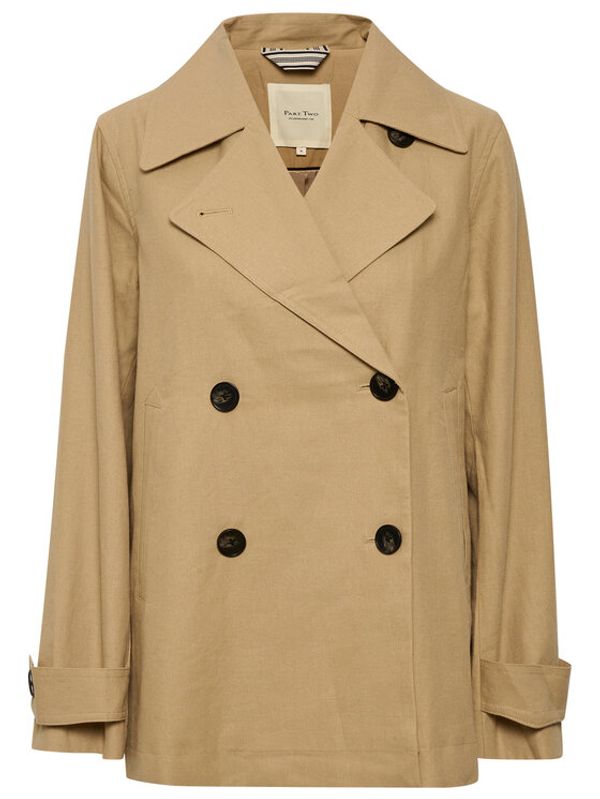 Part Two Part Two Преходно палто Sif 30307350 Бежов Relaxed Fit