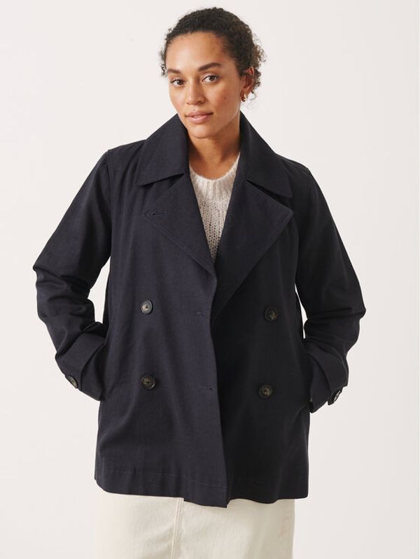 Part Two Part Two Преходно палто Sif 30307350 Тъмносин Relaxed Fit