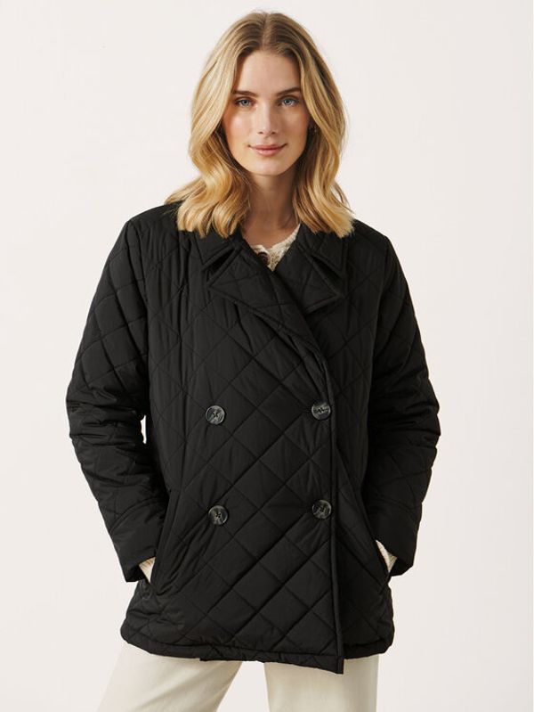 Part Two Part Two Преходно яке Senja 30307345 Черен Relaxed Fit