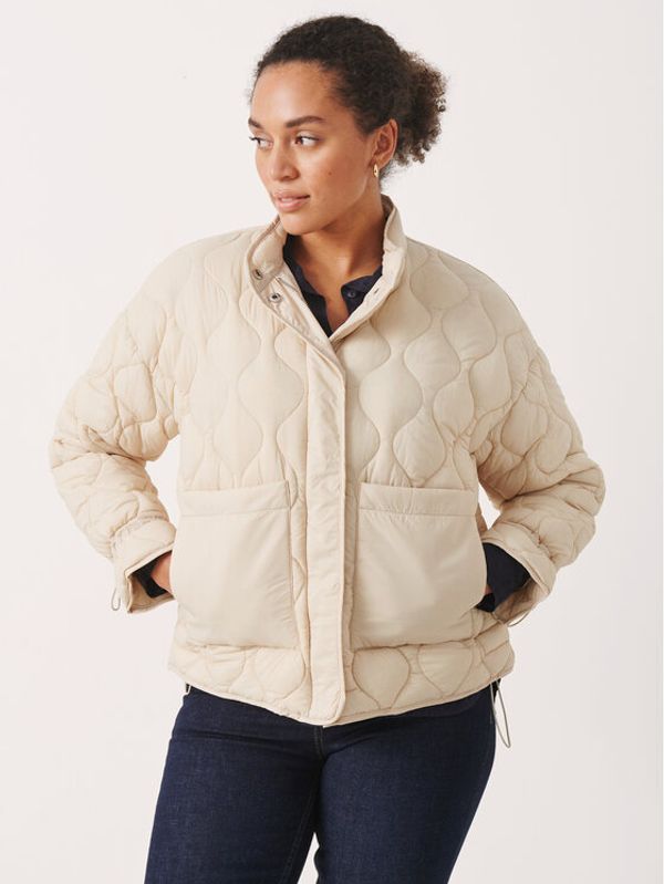 Part Two Part Two Пухено яке Saira 30307447 Бежов Regular Fit