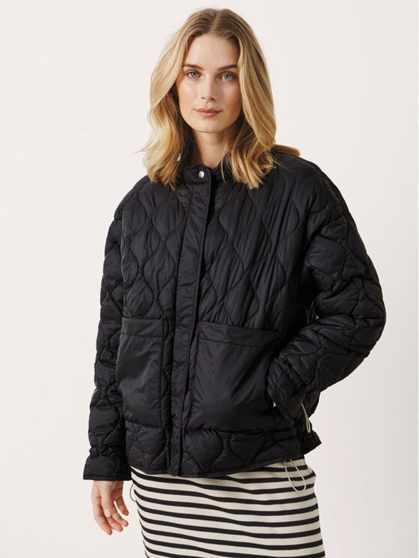 Part Two Part Two Пухено яке Saira 30307447 Черен Regular Fit