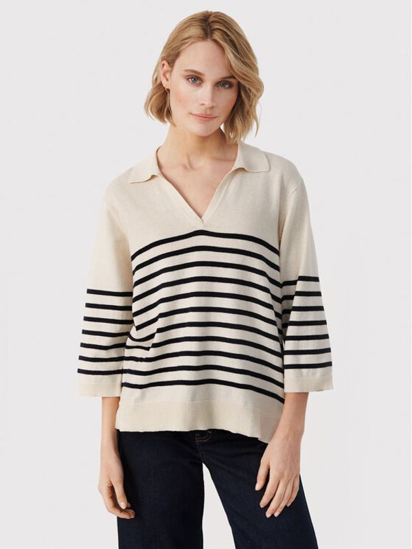 Part Two Part Two Пуловер Genta 30307021 Бежов Relaxed Fit