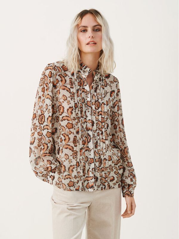 Part Two Part Two Риза Viktorine 30307400 Бежов Regular Fit