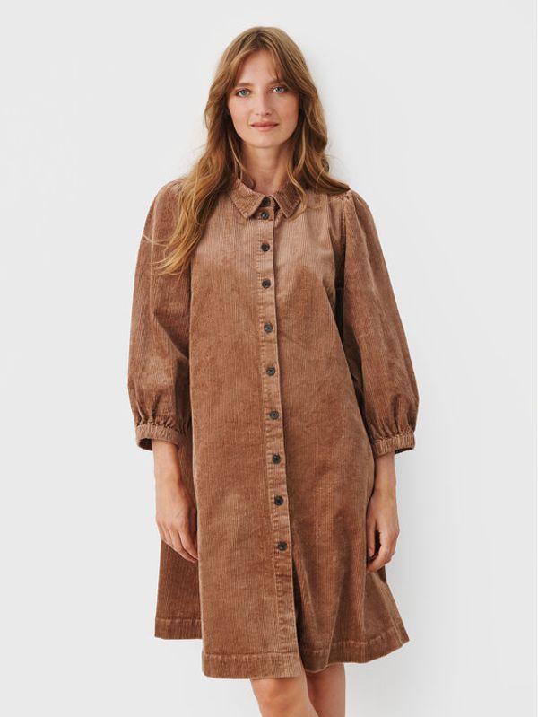 Part Two Part Two Рокля тип риза Eleina 30306212 Кафяв Relaxed Fit