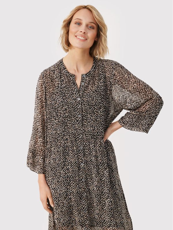 Part Two Part Two Рокля тип риза Oliva 30306964 Кафяв Regular Fit