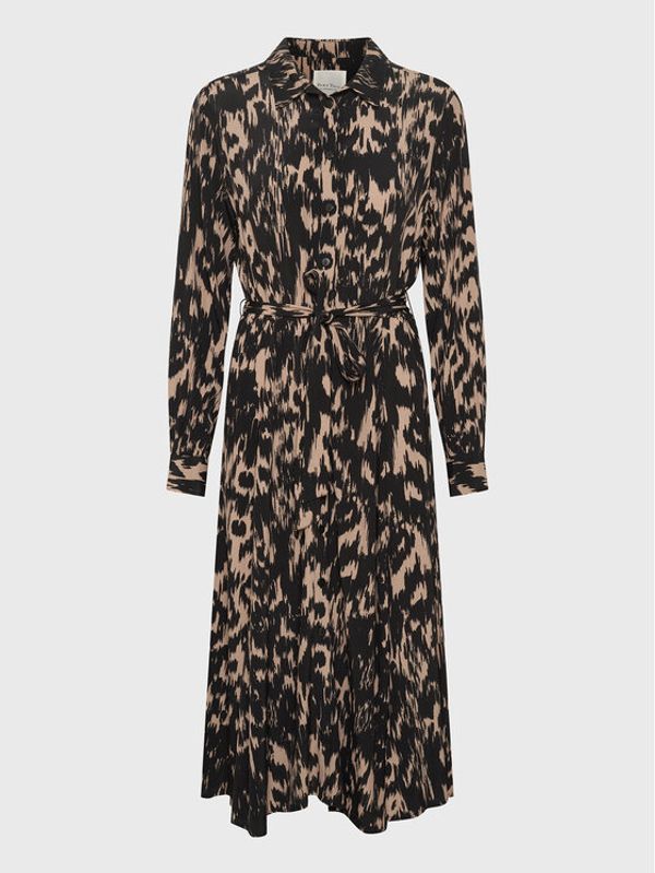 Part Two Part Two Рокля тип риза Romy 30307113 Черен Relaxed Fit