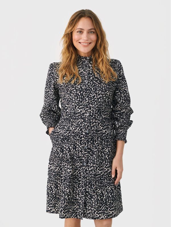 Part Two Part Two Рокля тип риза Ruthie 30307117 Черен Relaxed Fit