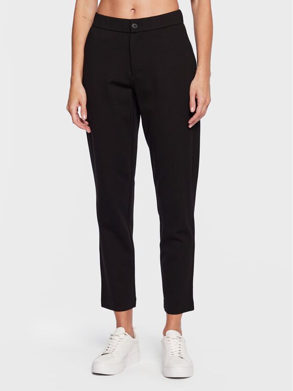 Part Two Part Two Текстилни панталони Mightas 30307387 Черен Classic Fit