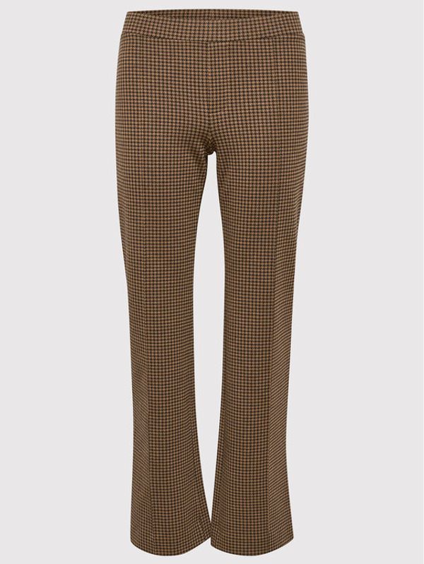 Part Two Part Two Текстилни панталони Pontas 30305506 Кафяв Regular Fit