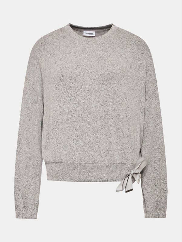 Passionata by Chantelle Passionata by Chantelle Тениска на пижама Ocea P5CT20 Сив Regular Fit