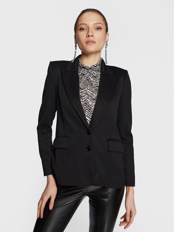 Patrizia Pepe Patrizia Pepe Блейзър 2S1447/A9M2-K411 Черен Regular Fit