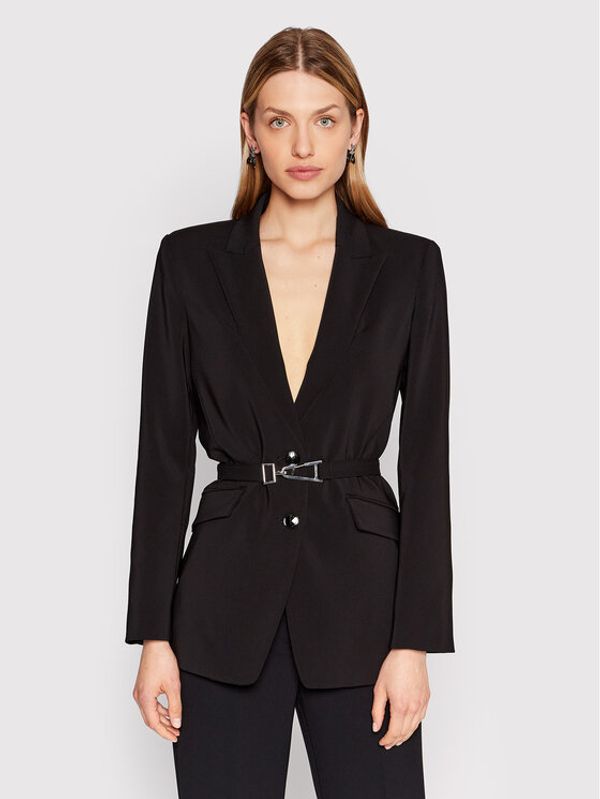 Patrizia Pepe Patrizia Pepe Блейзър 8S0439/A6F5-K103 Черен Regular Fit