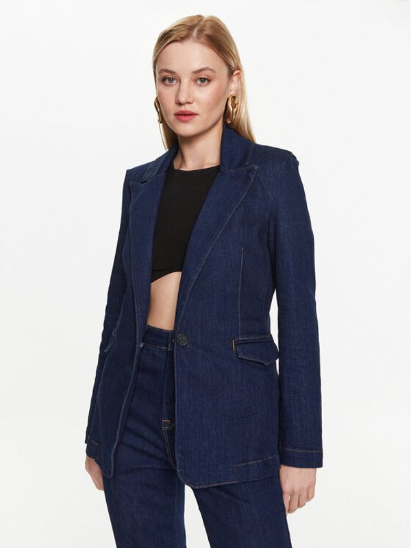 Patrizia Pepe Patrizia Pepe Блейзър 8S0457/D034-C170 Син Regular Fit