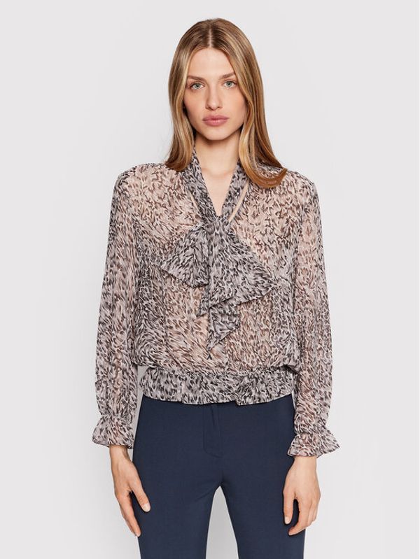 Patrizia Pepe Patrizia Pepe Блуза 8C0569/A112-F578 Сив Regular Fit