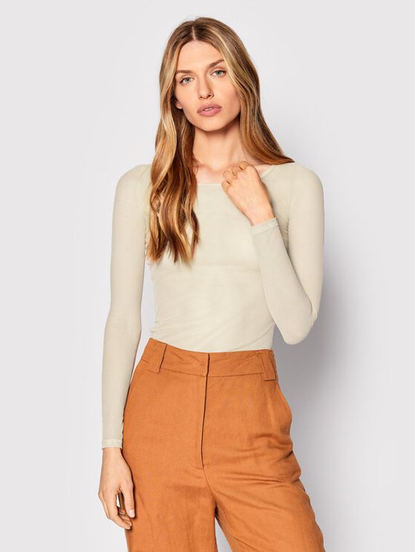 Patrizia Pepe Patrizia Pepe Блуза CM0764-J014/B633 Бежов Regular Fit