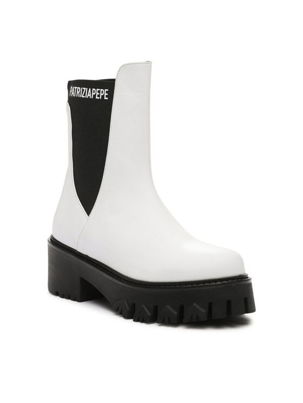 Patrizia Pepe Patrizia Pepe Боти тип челси CY9814/L011-W146 Бял