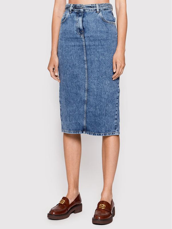 Patrizia Pepe Patrizia Pepe Дънкова пола 8G0279/D013-C921 Син Slim Fit