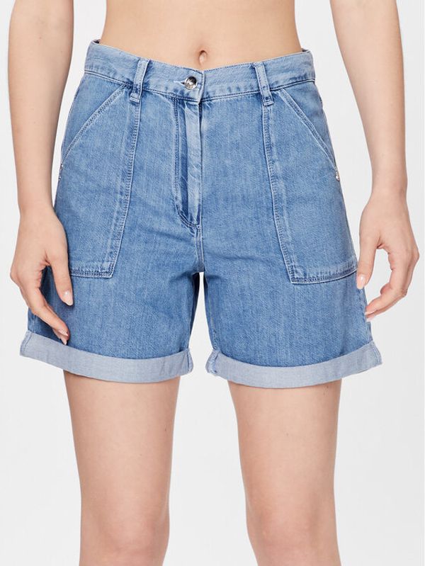 Patrizia Pepe Patrizia Pepe Дънкови шорти 2P1478/D9A0-C959 Тъмносин Relaxed Fit