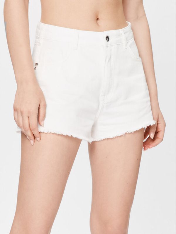 Patrizia Pepe Patrizia Pepe Дънкови шорти 2P1538/D045-W146 Бял Regular Fit