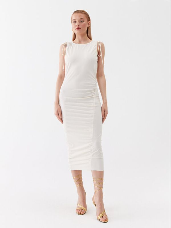 Patrizia Pepe Patrizia Pepe Ежедневна рокля 2A2550/JZ26-W347 Екрю Regular Fit