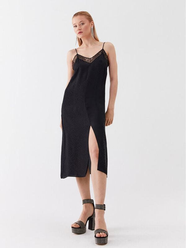 Patrizia Pepe Patrizia Pepe Ежедневна рокля 2A2592 Черен Regular Fit