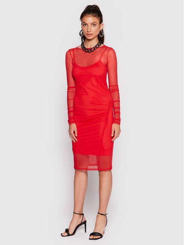 Patrizia Pepe Patrizia Pepe Ежедневна рокля 8A1014/J014-R754 Червен Slim Fit