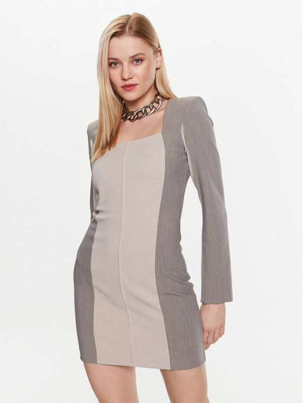 Patrizia Pepe Patrizia Pepe Ежедневна рокля 8A1071/A215-F1PZ Бежов Slim Fit