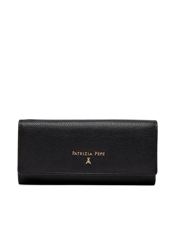 Patrizia Pepe Patrizia Pepe Голям дамски портфейл CQ0215/L001-K103 Черен