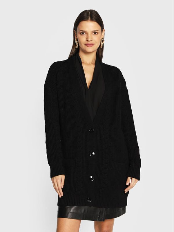 Patrizia Pepe Patrizia Pepe Кардиган 8K0085/K037-K103 Черен Relaxed Fit