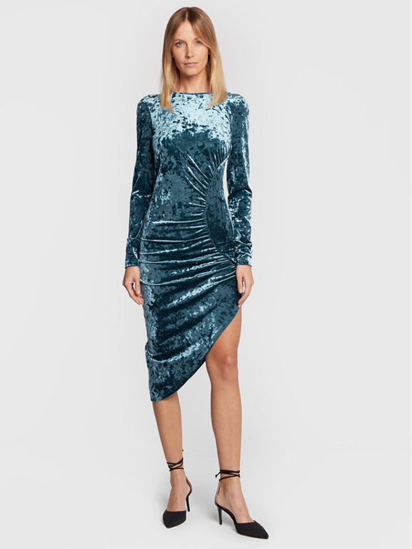 Patrizia Pepe Patrizia Pepe Коктейлна рокля 2A2437/J050-G536 Син Slim Fit