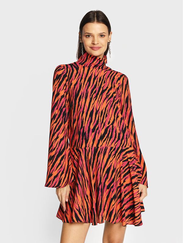 Patrizia Pepe Patrizia Pepe Коктейлна рокля 2A2475/A149-F581 Оранжев Relaxed Fit