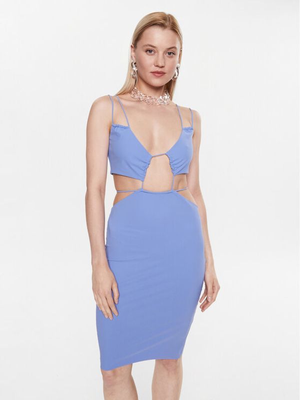 Patrizia Pepe Patrizia Pepe Коктейлна рокля 2A2505/JZ26-C949 Син Slim Fit