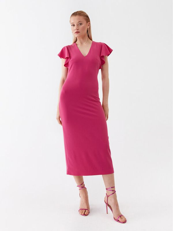 Patrizia Pepe Patrizia Pepe Коктейлна рокля 2A2602/A049-M447 Розов Regular Fit