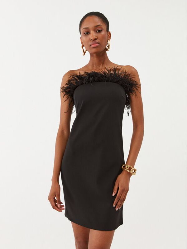 Patrizia Pepe Patrizia Pepe Коктейлна рокля 8A1227/A6F5-K103 Черен Slim Fit