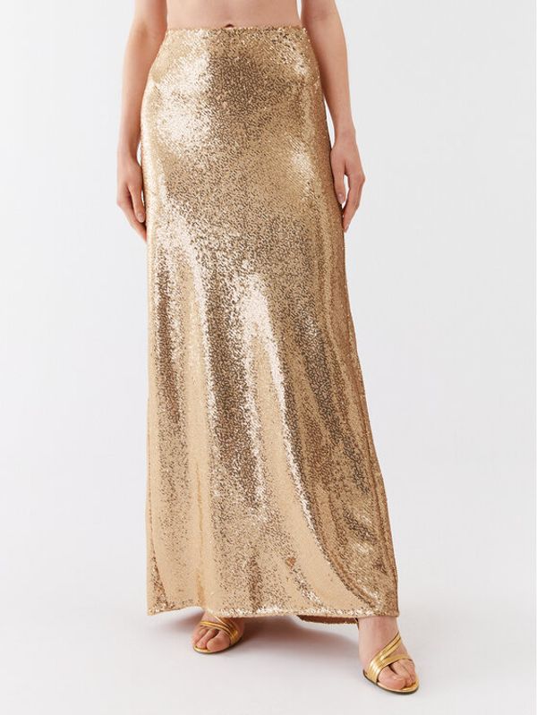 Patrizia Pepe Patrizia Pepe Миди пола 2G0915/A251-FD63 Златист Regular Fit