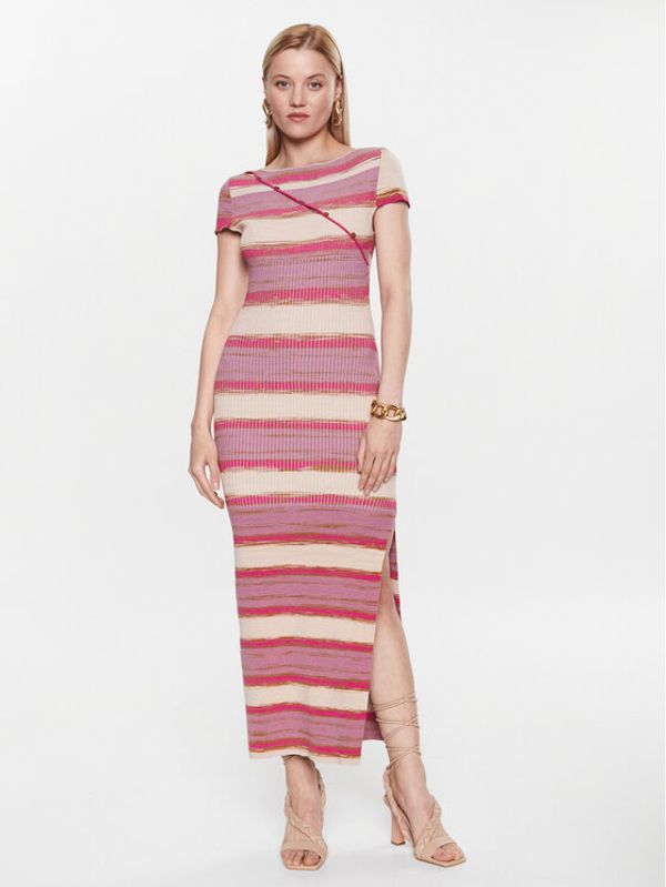 Patrizia Pepe Patrizia Pepe Плетена рокля 2A2555/K099-XV86 Цветен Regular Fit