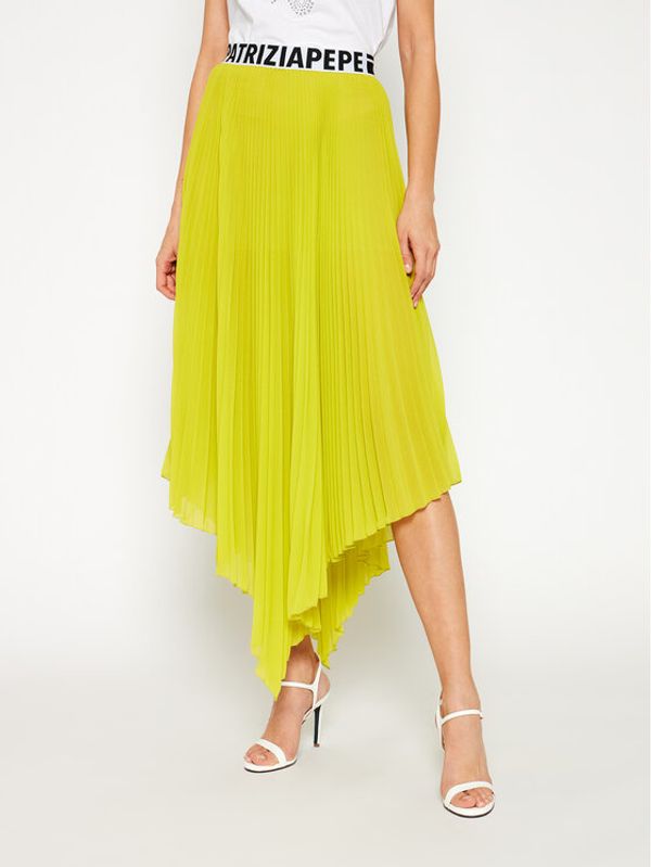 Patrizia Pepe Patrizia Pepe Плисирана пола 2G0805/A3ZQ-Y400 Зелен Regular Fit