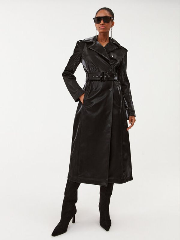 Patrizia Pepe Patrizia Pepe Преходно палто 8O0078/E030-K103 Черен Regular Fit