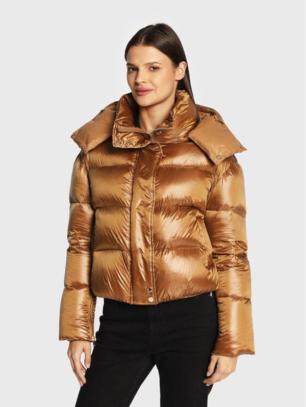 Patrizia Pepe Patrizia Pepe Пухено яке 2O0050/A9M0-B746 Бежов Regular Fit