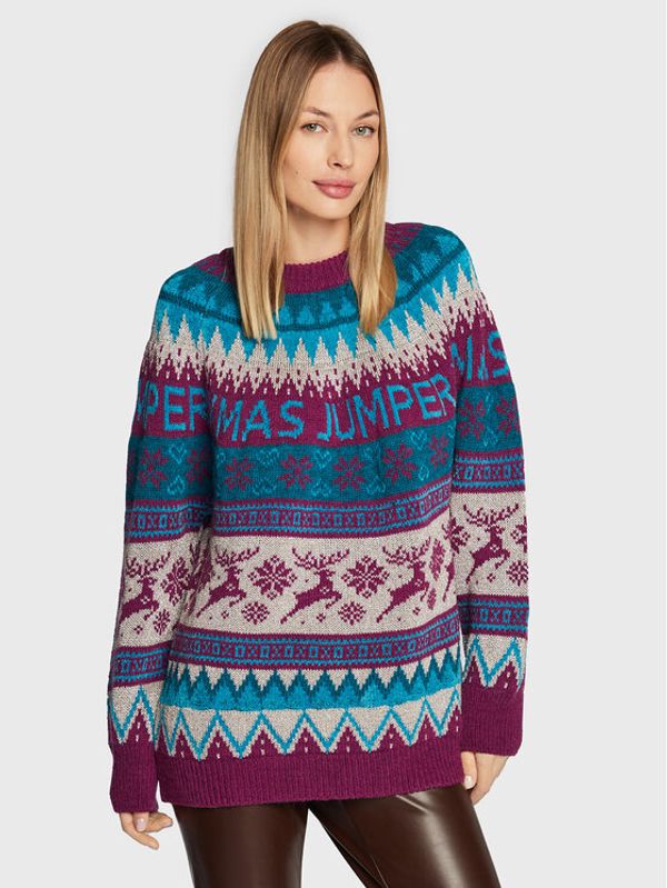 Patrizia Pepe Patrizia Pepe Пуловер 2K0164/K8C1-XV54 Цветен Relaxed Fit