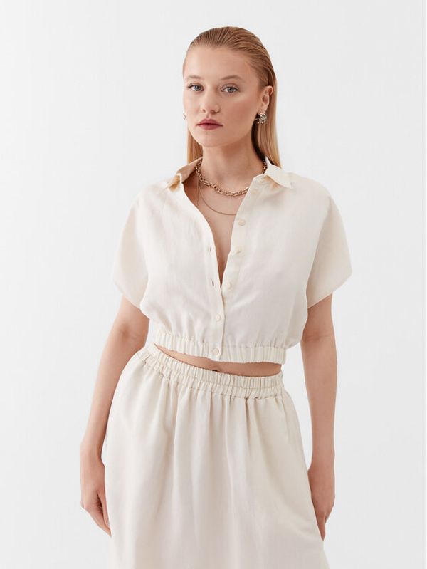 Patrizia Pepe Patrizia Pepe Риза 2C1465/A052-W347 Екрю Regular Fit