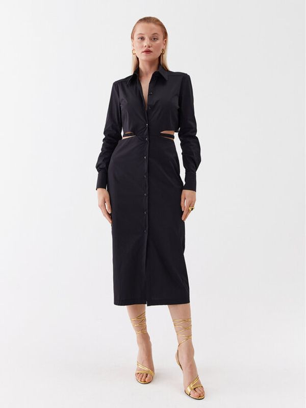 Patrizia Pepe Patrizia Pepe Рокля тип риза 2A2532/A23-K103 Черен Regular Fit